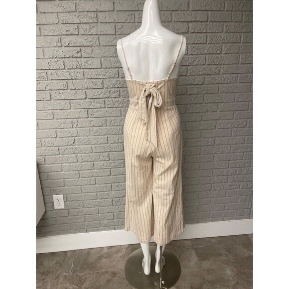 Altar’d State Striped Cropped Jumpsuit Size S NWT - Picture 2 of 8
